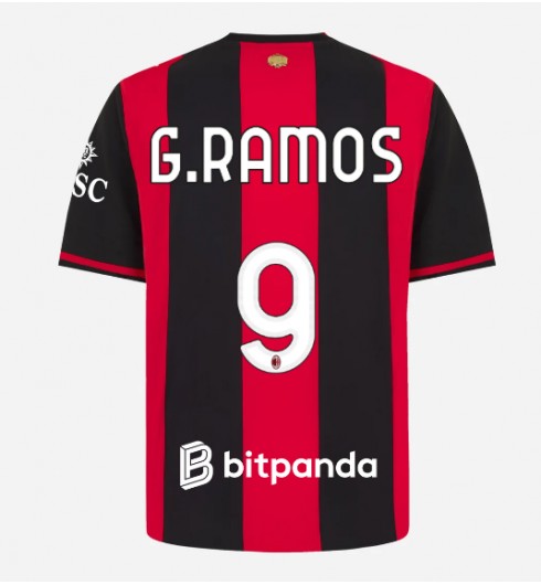 AC Milan Goncalo Ramos #9 Hjemmedrakt 2026-27 Korte ermer AC Milan Goncalo Ramos #9 Hjemmedrakt 2026-27 Korte ermer